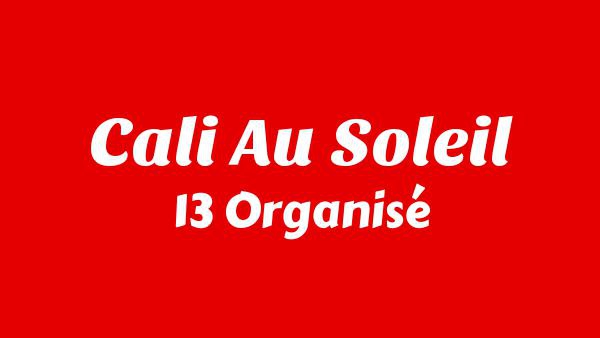 Cali Au Soleil Lyrics - 13 Organisé