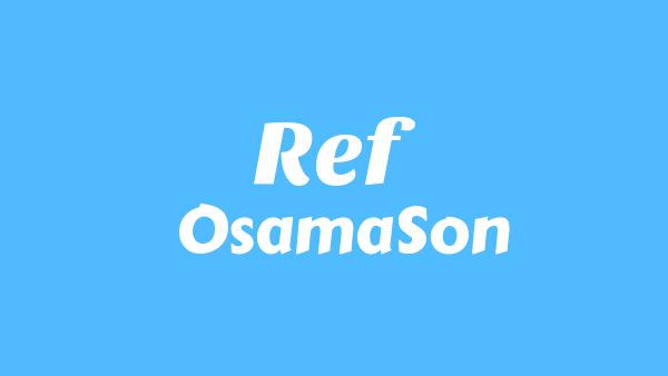 Ref Lyrics - OsamaSon