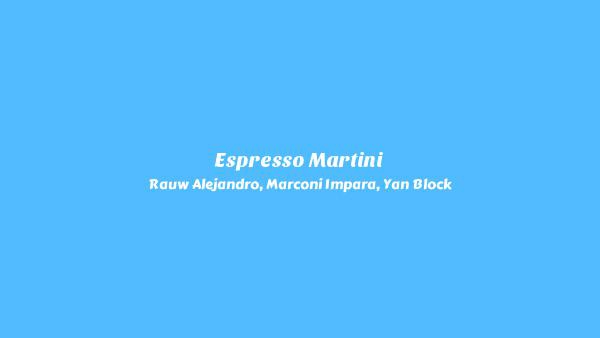 Espresso Martini Lyrics - Rauw Alejandro