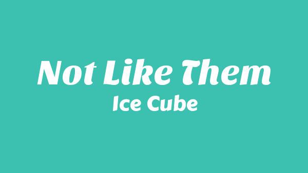 Not Like Them Lyrics - Ice Cube