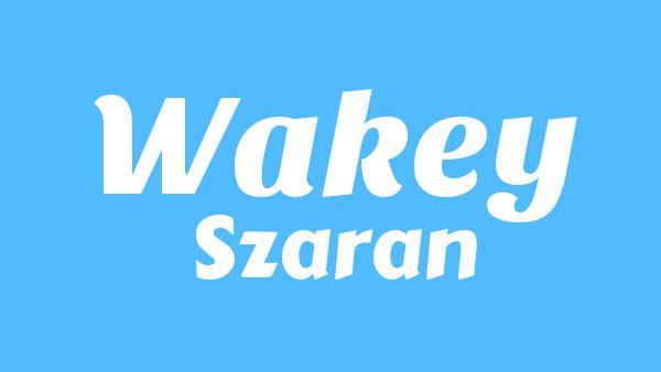 WAKEY Lyrics - Szaran