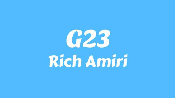 G23 Lyrics - Rich Amiri