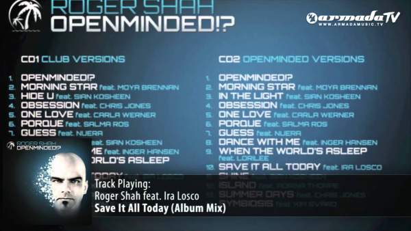 Save It All Today Lyrics - Roger Shah