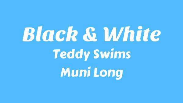 Black & White Lyrics - Teddy Swims, Muni Long