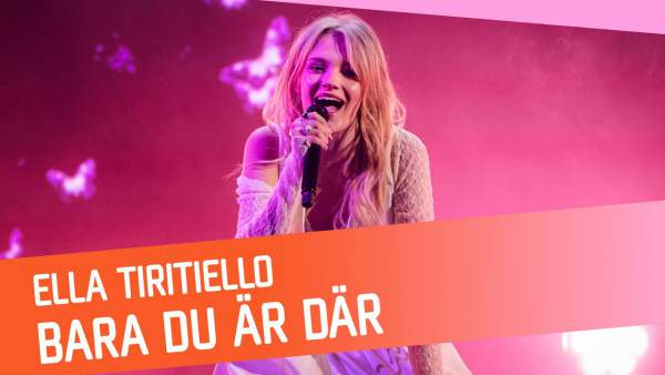 Bara Du äR Där Lyrics - Ella Tiritiello