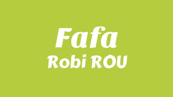 FAFA Lyrics - Robi
