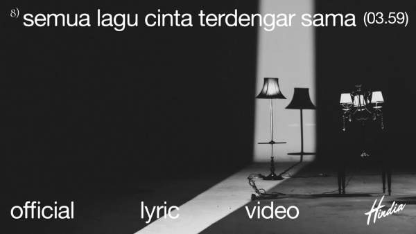 Semua lagu cinta terdengar sama Lyrics - Hindia