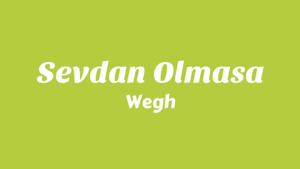 Sevdan Olmasa Lyrics - Wegh