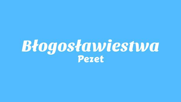 Błogosławieństwa Lyrics - Pezet