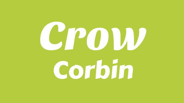 Crow Lyrics - Corbin