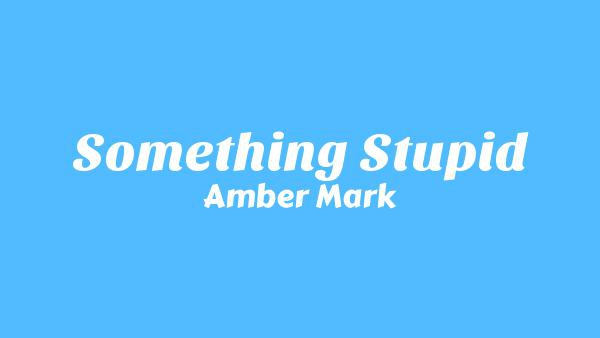 Something Stupid Lyrics - Amber Mark