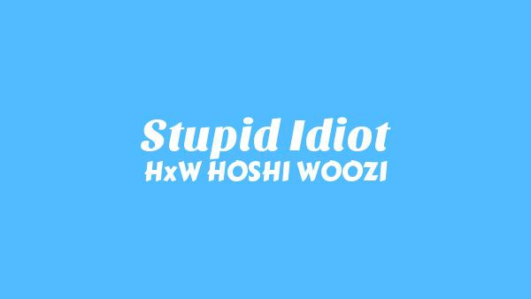 STUPID IDIOT Lyrics - HxW HOSHI WOOZI (SEVENTEEN)