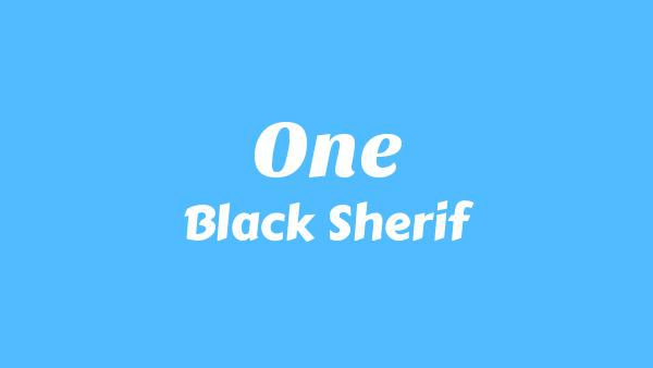 One Lyrics - Black Sherif