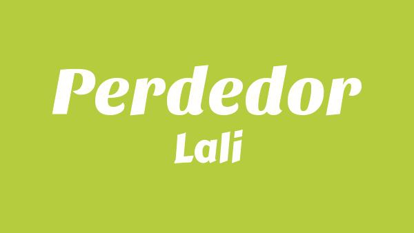 PERDEDOR Lyrics - Lali