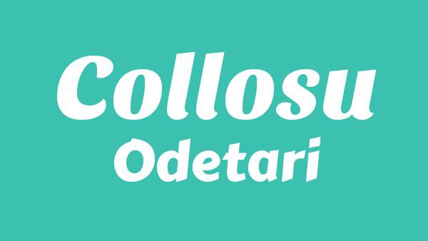 COLLOSU Lyrics - Odetari