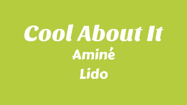 Cool About It Lyrics - Aminé, Lido