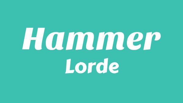Hammer Lyrics - Lorde