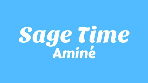 Sage Time Lyrics - Aminé