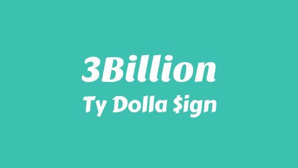 3BILLION Lyrics - Ty Dolla $ign