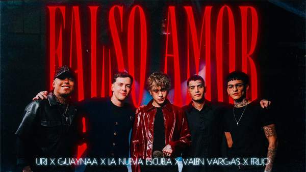 Falso Amor Lyrics - La Nueva Escuela (URU), Guaynaa