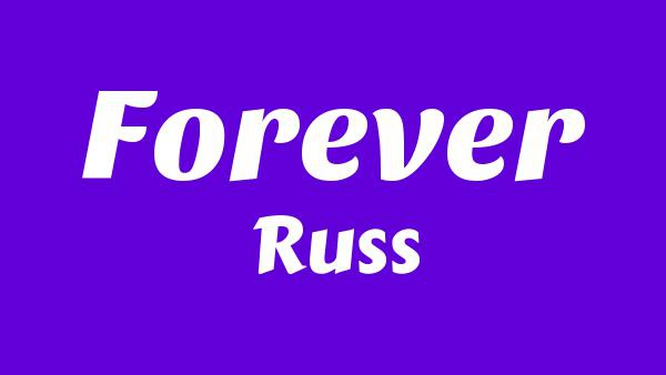 Forever Lyrics - Russ