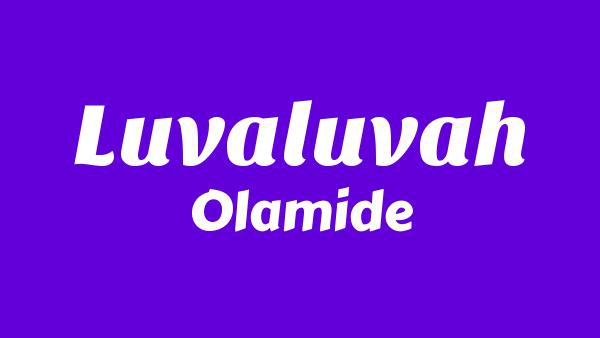 Luvaluvah Lyrics - Olamide
