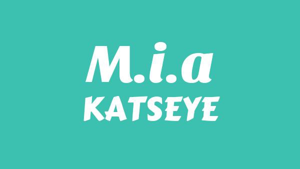 M.I.A Lyrics - KATSEYE