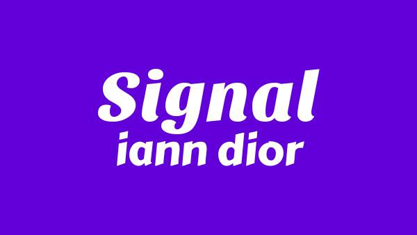 Signal Lyrics - iann dior