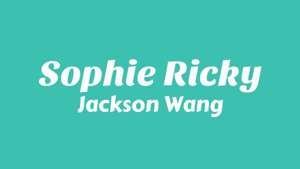 Sophie Ricky Lyrics - Jackson Wang (王嘉爾)