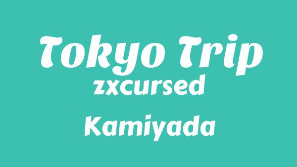 Tokyo trip Lyrics - zxcursed, Kamiyada+