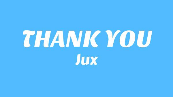 THANK YOU Lyrics - Jux