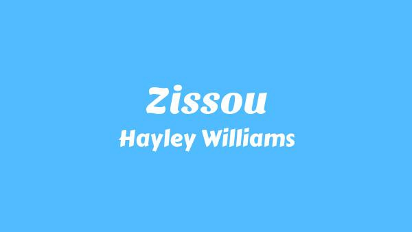 Zissou Lyrics - Hayley Williams