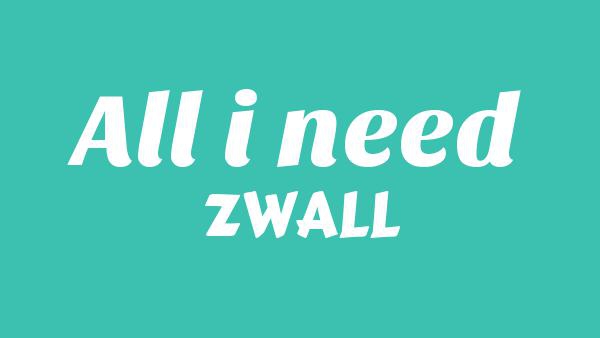 All i need Lyrics - ZWALL
