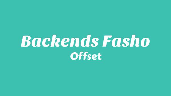 Backends Fasho Lyrics - Offset