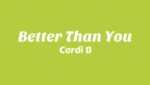 Better Than You Lyrics