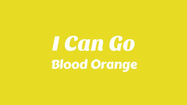 I Can Go Lyrics - Blood Orange