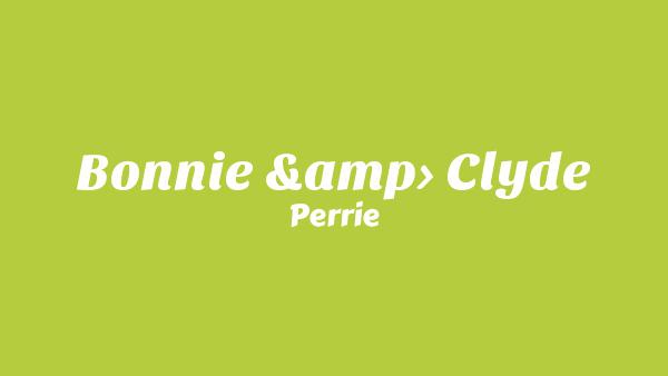 Bonnie & Clyde Lyrics - Perrie