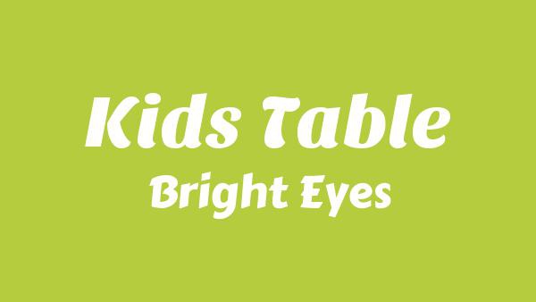 Kids Table Lyrics - Bright Eyes