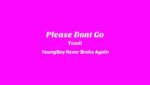 Please Don’t Go Lyrics