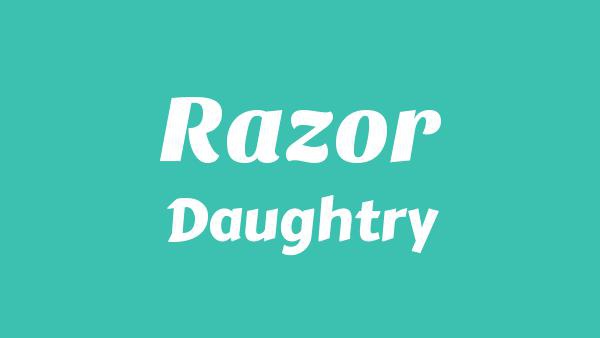 RAZOR Lyrics - Daughtry