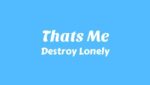 That’s Me Lyrics