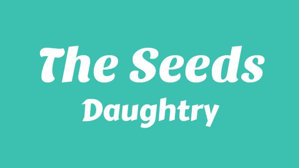 THE SEEDS Lyrics - Daughtry