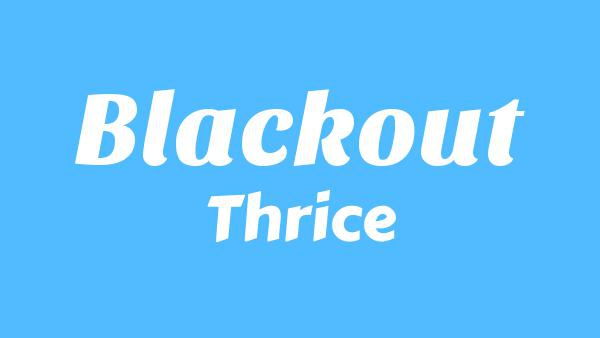 Blackout Lyrics - Thrice