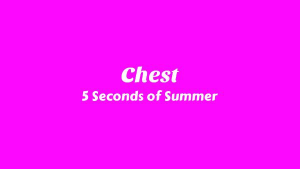 Chest Lyrics - 5 Seconds of Summer