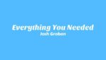 Everything You Needed Lyrics