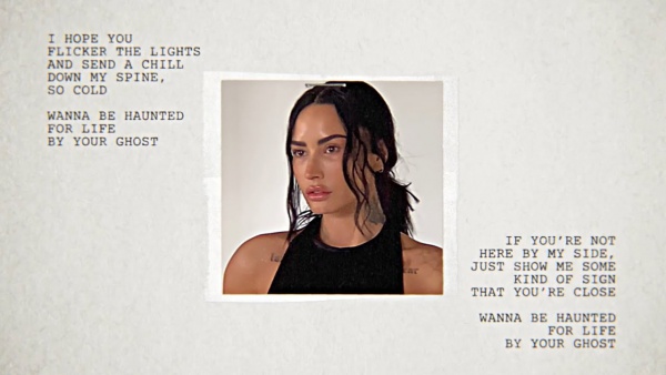 Ghost Lyrics - Demi Lovato