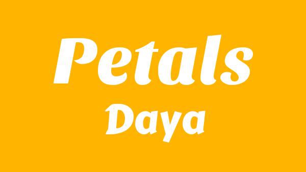 Petals Lyrics - Daya