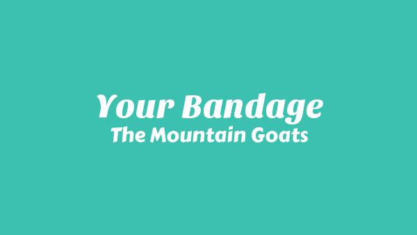 Your Bandage Lyrics - The Mountain Goats