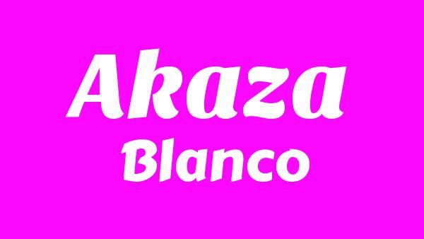 Akaza Lyrics - Blanco