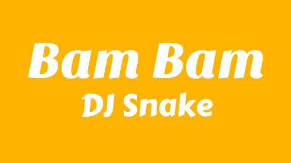 Bam Bam Lyrics - DJ Snake